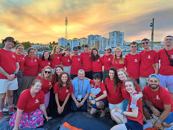 Cork and Ross Pilgrims at the evening vigil on Saturday Cork and Ross Pilgrims at the evening vigil on Saturday